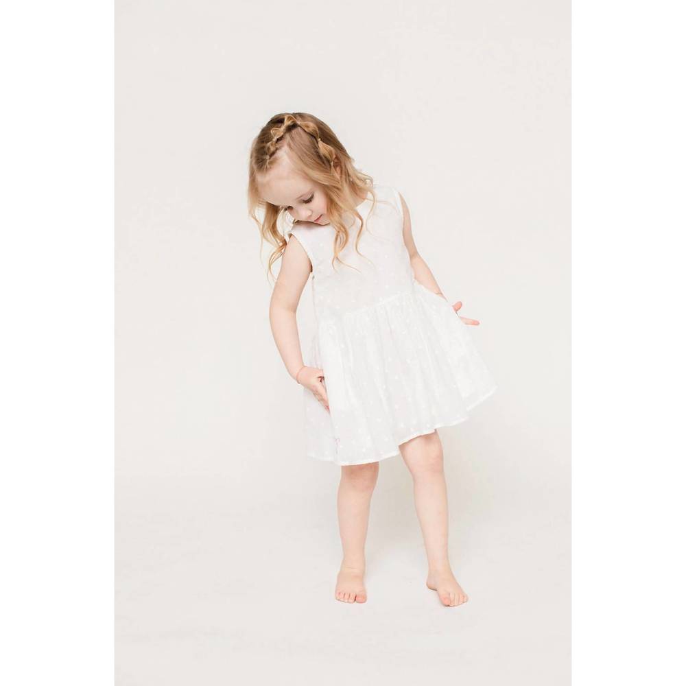 NEW DEAR GEORGIE sully dress in swiss dot